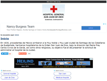 Tablet Screenshot of hospitalsanjuandediosguatemala.com